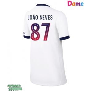 Paris Saint-Germain Joao Neves #87 Replika Udebanetrøje Dame 2026-27 Kortærmet